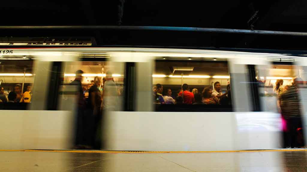 Metro fahren in Panama City