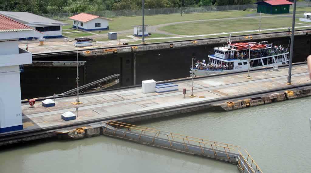 Schleuse am Panamakanal