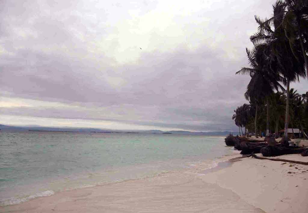 Strand in San Blas, Panama